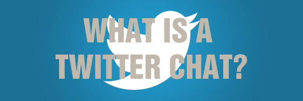 What is a Twitter chat?